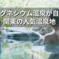 マグネシウム温泉が自慢の関東の人気温泉地