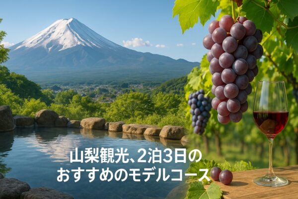 山梨観光、2泊3日ならどこへ行く？おすすめのモデルコース
