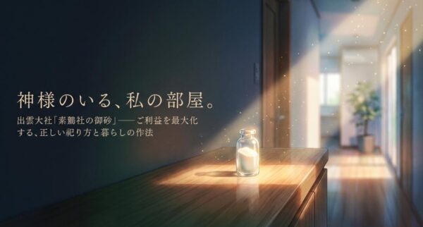 出雲大社の砂をもらったら？放置はNG！ご利益を逃さない正しい入れ物・置き場所・マンション活用術まで徹底解説